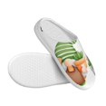 thumbnail image 3 of Rateoe Cactus Gnome Print Women's Men's Cotton Knit Slippers Lightweight Memory Foam Indoor House Shoes with Anti-Skid Sole-42/43, 3 of 7