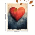 thumbnail image 3 of Qisvanset 12x16 Inch 2D Flat Framed Canvas Art, Valentine Love Theme Cute Romantic Home Bedroom Wall Art Decor, 3 of 5