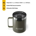 thumbnail image 2 of RTIC 12 oz Ceramic Lined Insulated Essential Coffee Mug, Splash Resistant, Olive, 2 of 6