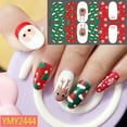 thumbnail image 3 of Manicure Christmas Ultra-thin Strap Adhesive Nail Sticker, 3 of 5