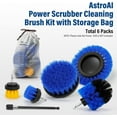 thumbnail image 6 of AstroAI Drill Brush Attachment Set 6Pack, Power Scrubber Cleaning Kit for Bathroom Surfaces, Car Detailing, Shower, Blue, 6 of 7