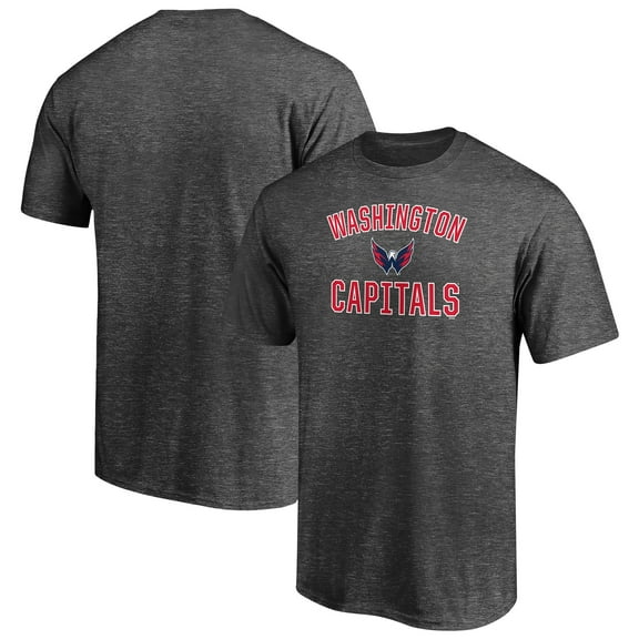 Men's  Charcoal Washington Capitals Victory Arch T-Shirt