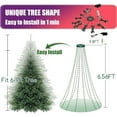 thumbnail image 3 of HOMEYA 200 LED Christmas Tree Lights with Smart APP & Remote Control Waterfall String Fairy Lights Outdoor Waterproof Party Decor, 3 of 11