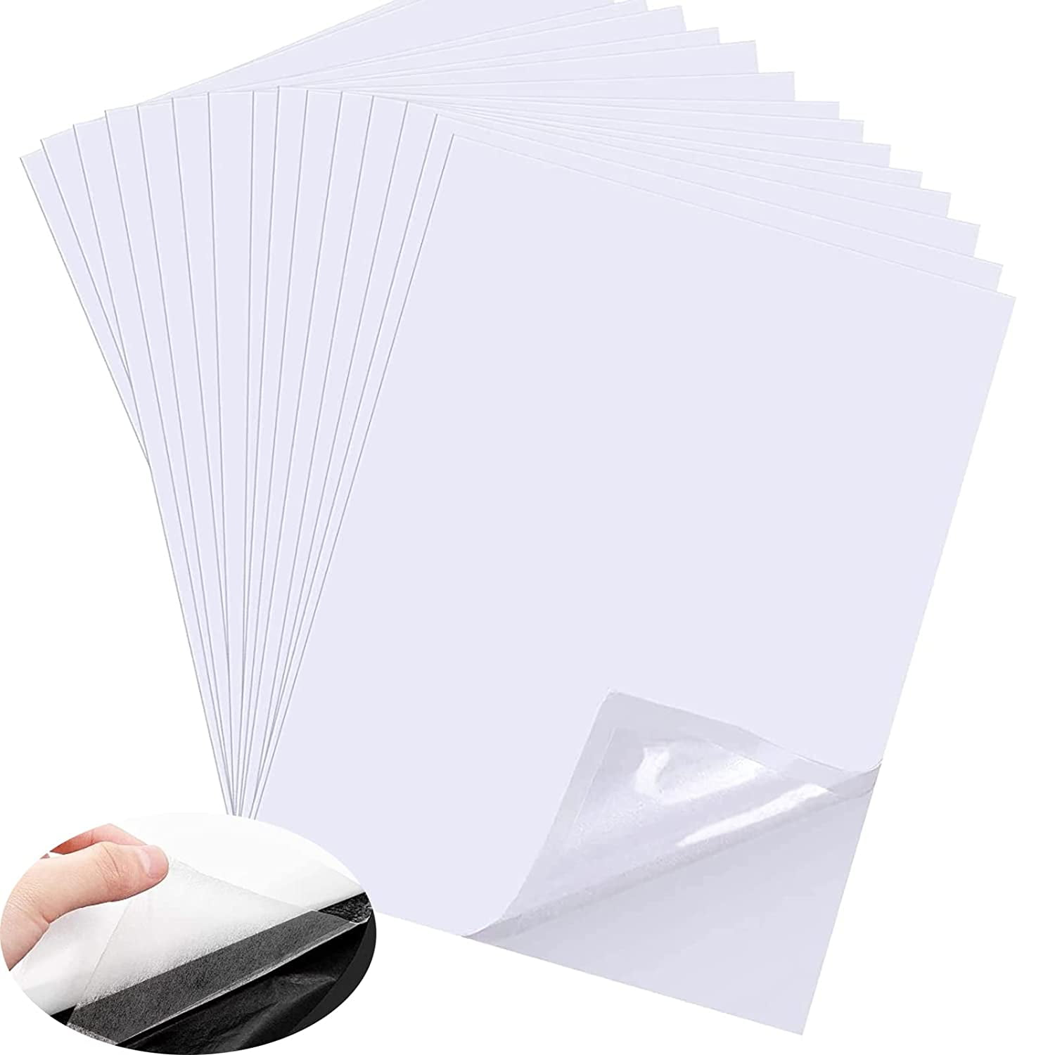 15Pcs Double Sided Tape Sheets A4 Size Adhesive Tape Sheets Super