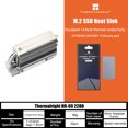 thumbnail image 1 of HR-09 2280 M.2 SSD Solid State Drive Radiator Full Electroplating Reflow AGHP Heat Pipe Double-layer Thermal Pad HR-09 2280, 1 of 5