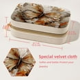 thumbnail image 5 of Butterfly Velvet Portable Earring Organizer Box with Removable Compartment - Ideal Travel Organizer and Jewelry Box Gift, 5 of 7