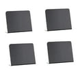 Kdkad Acrylic Small Blackboard L Shaped V Shaped Desktop Display Label