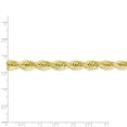 thumbnail image 4 of 10K Yellow Gold bracelet Chain style Rope Diamond-cut 8 in 7 mm, 4 of 4