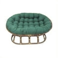 thumbnail image 1 of Blazing Needles Oversize Double Papasan Twill Fabric Cushion (Cushion Only)-Chocolate, 1 of 2