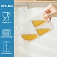 thumbnail image 4 of TAIHUIMY 20 PCS 8.8oz Reusable Snack Containers with Lids, 3 Compartment Condiment Snack Pack Containers, 4 of 7