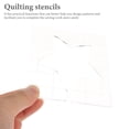 thumbnail image 2 of Acrylic Quilting Template for DIY Sewing and Embroidery Crafts at Home Transparent Sturdy, 2 of 8