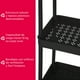 thumbnail image 4 of Carrito Auxiliar Organizador Multiusos Almacenaje 3 Niveles Negro, 4 of 5
