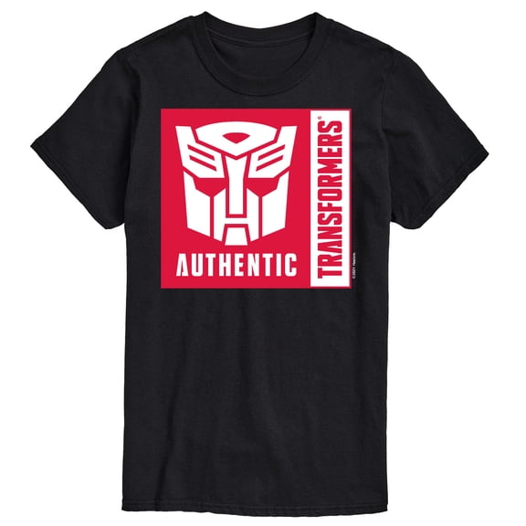 Transformers - Red Logo- Adult Short Sleeve T-Shirt Short Sleeve Graphic T-Shirt