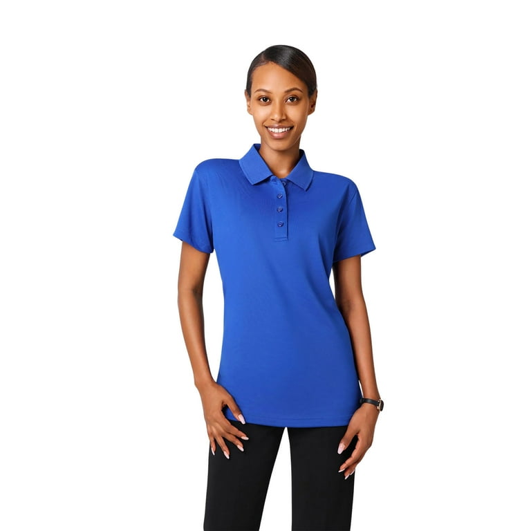 Zfeel-High Performance Pure Poly Polo Collar T-shirt For