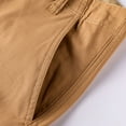 thumbnail image 6 of MIXUE Mens Shorts Summer Solid Color Cargo Pocket Large Size Outdoor Cargo Mens Workout Shorts Beachwear,Brown,29, 6 of 8