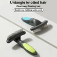thumbnail image 4 of Necvior Pet Comb Dog Grooming Dematting Brush Deshedding Comb Rakes Tool Supplies, 4 of 21