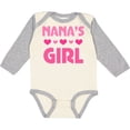 thumbnail image 3 of Inktastic Nana's Girl Grandchild Girls Long Sleeve Baby Bodysuit, 3 of 5