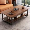 thumbnail image 2 of Patas de mesa de centro de madera de 2 niveles, sofá de almacenamiento de Metal, mesa de centro rectangular, articulados multifuncionales Para El Hogar, muebles Para El Hogar, 2 of 4
