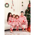 thumbnail image 3 of Pijamas familiares navideños 2025 Conjuntos navideños a juego Conjunto de pijama para adultos y niños con ciervos Mono para bebé Pijamas familiares a juego, 3 of 4