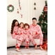 thumbnail image 3 of Pijamas familiares navideños 2025 Conjuntos navideños a juego Conjunto de pijama para adultos y niños con ciervos Mono para bebé Pijamas familiares a juego, 3 of 4