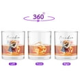 thumbnail image 2 of Freedom Pomeranian on Independence Day 4th of July 11oz Whiskey Glass Mug Pom Dog Lover Gifts Whiskey Cocktail Glasses Cup - 01005, 2 of 5