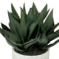 thumbnail image 2 of Vickerman 14" Artificial Green Succulent in Concrete Gray Pot., 2 of 5