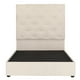 thumbnail image 2 of Box Base Cama Matrimonial + Cabecera Ikki Dicasa Crema, 2 of 8