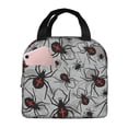 thumbnail image 1 of Fotbe Spiders Bolsa Térmica con Estampado y Forro de Aluminio Grueso Bolsa de Almuerzo con Bolsillo Frontal para Hombres y Mujeres, Ideal para Trabajo, Escuela, 1 of 8