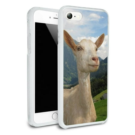 The Majestic Goat Protective Slim Hybrid Rubber Bumper Case for Apple iPhone 7