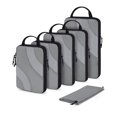 thumbnail image 1 of Juego de 6 cubos de compresión BAGSMART Travel, color gris, 1 of 6