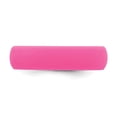 thumbnail image 3 of Solid Silicone Hot Pink 5.7mm Plain Classic Wedding Band Ring Size 5, 3 of 4