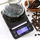 thumbnail image 2 of Báscula de café digital con temporizador, multifunción portátil 3kg / 0.1g Báscula eléctrica para joyería Báscula para alimentos con pantalla LCD (baterías no incluidas) Xemadio 2033626, 2 of 9