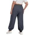 thumbnail image 5 of BILIKEYU Women's Daily Elastic Waist Casual Loose Long Sweatpants, women's clothing, sweatpants women, trousers pants for women, 5 of 6