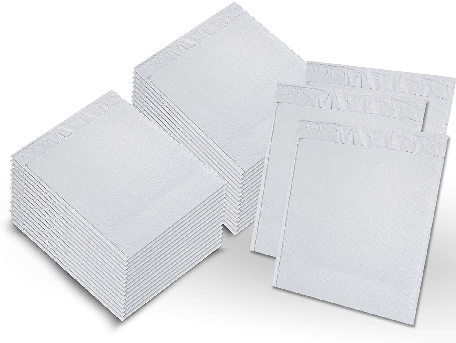 AMZ Supply White Poly Bubble Mailers 6.5 x 9 Padded Envelopes. Pack of
