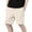 Beige, variant on pstuiky Mens Shorts Casual, Men Cotton Vintage Knit Elastic Waist Drawstring Shorts Casual Sports Knee Length Lounge Home Comfortable Summer Shorts For Men Mens Running Shorts