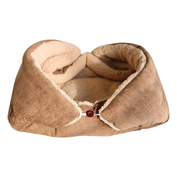 Cama lavable para mascotas: colchoneta plegable y cálida para perros y gatos - Colchoneta de felpa gruesa - Cama portátil para gatos para uso doméstico y de viaje