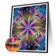 thumbnail image 1 of Cuadros Decorativos Kits de pintura de diamante 5D DIY Flor deslumbrante Taladro redondo completo Arte de decoración de pared Tmvgtek embutido en tela, 1 of 9