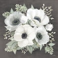 thumbnail image 3 of House Fenway 12x12 Black Modern Framed Museum Art Print Titled - Anemone Square I, 3 of 5