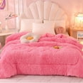 thumbnail image 2 of Plush Flannel Blanket Warm Cozy Throw Blanket for Air Conditioning Nap, Pink, 2 of 4