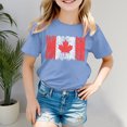 thumbnail image 2 of WEAIXIMIUNG T-Shirt à Manches Courtes pour Petites Filles, Col Rond d'Été, Coupe Décontractée, Basique, 2 of 4
