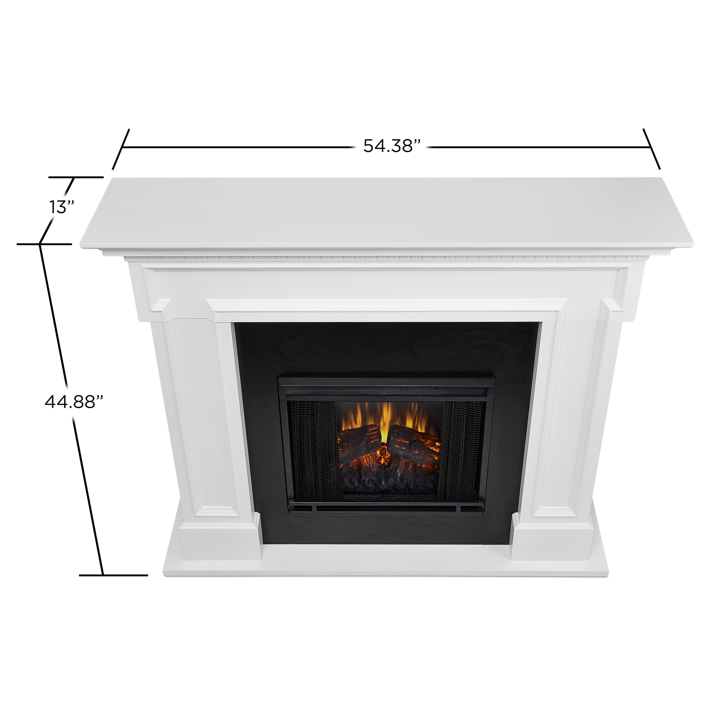 Thayer Electric Fireplace White By Real Flame Com