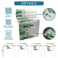 thumbnail image 7 of Hokiten Table Runners 90 Inches Long Dress Scarves, Spring Green Botanical Farmhouse Coffee/Dining/Kitchen Table Runner for Living Room, Watercolor Cactus Flower Plant 13x90 Inch, 7 of 7
