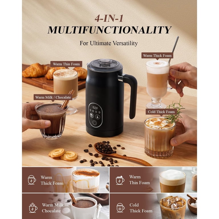 Twomeow 4-in-1 Electric Milk Frother with Touch Screen photo 5