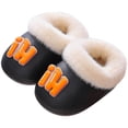 thumbnail image 7 of Jkety Toddler Boys Slippers Toddler Slippers Boys Girls House Shoes Little Kids Home Indoor Bedroom Cute Warm Winter Slipper Black,9, 7 of 7