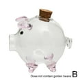 thumbnail image 4 of SharkTRUE Cute Shaped Glass Piggy Bank Cash Coin Gold B7E5 Ornament Decor Savings Gift, 4 of 9