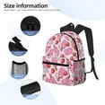 thumbnail image 3 of Honeii Strawberry Popsicle Print School Backpack,Casual Lightweight Travel Rucksack Daypack,Backpacks for College High, 3 of 6