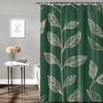 thumbnail image 2 of Orinice Banana Leaves Foliage Texture Shower Curtains Sets for Bathroom with Hooks Waterproof Polyester Fabric Machine Washable Durable Bathroom Decoration Curtain 36x72, 2 of 7