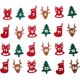 thumbnail image 1 of KAKOWELY 24 pegatinas de cuenta regresiva para fiesta navideña, calendario navideño, pegatinas con números, recuerdos de fiesta, 1 of 4