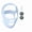 【12 modes, 36 levels】Standard gel version, variant on Rechargeable EMS Facial Contouring Mask with 36 Pulse Levels, Foldable High-Elasticity Muscle Support Device with Digital Controller for Daily Physical Comfort and Relaxation