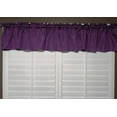 thumbnail image 2 of faux burlap window valance 58 wide eggplant, 2 of 2